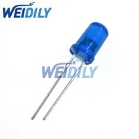 100PCS 5MM Blue LED Diode Round Diffused Blue Color Light Lamp F5 DIP Highlight New Wholesale Electronic WATTY Electronics