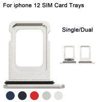 ถาดซิมการ์ดแบบ Dual &amp; Single สำหรับ iPhone 12 Sim Holder Slot Replacement Parts-SOPO STORE