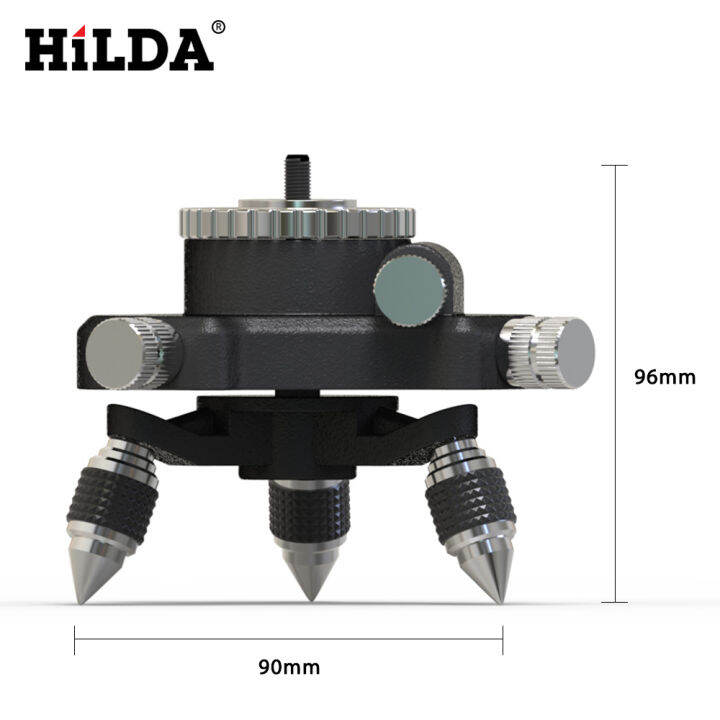 HILDA Tripod Tripod Bracket Base 14'' Interface Fine Adjustment Tripod