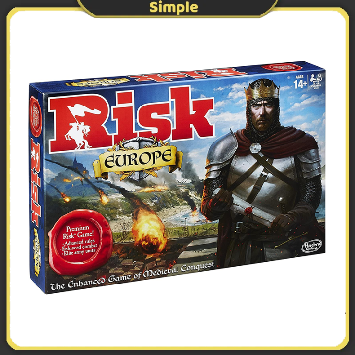 Risk Europe Board Game For 24 players Family Party Game Lazada