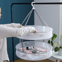 Home Clothes Storage Basket Dryer Drying Rack Folding Hanging Clothes Laundry Basket Dryer Sweater Anti-deformation Drying Net