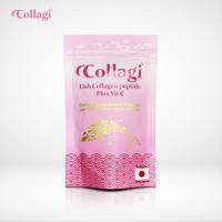 Collagi Collagen peptide 50,000 mg. plus vitamin c 30mg. คอลลาจิ คอลลาเจนจากประเทศญี่ปุ่น เพิ่ม วิตามินซี 30มล. (1ซอง)