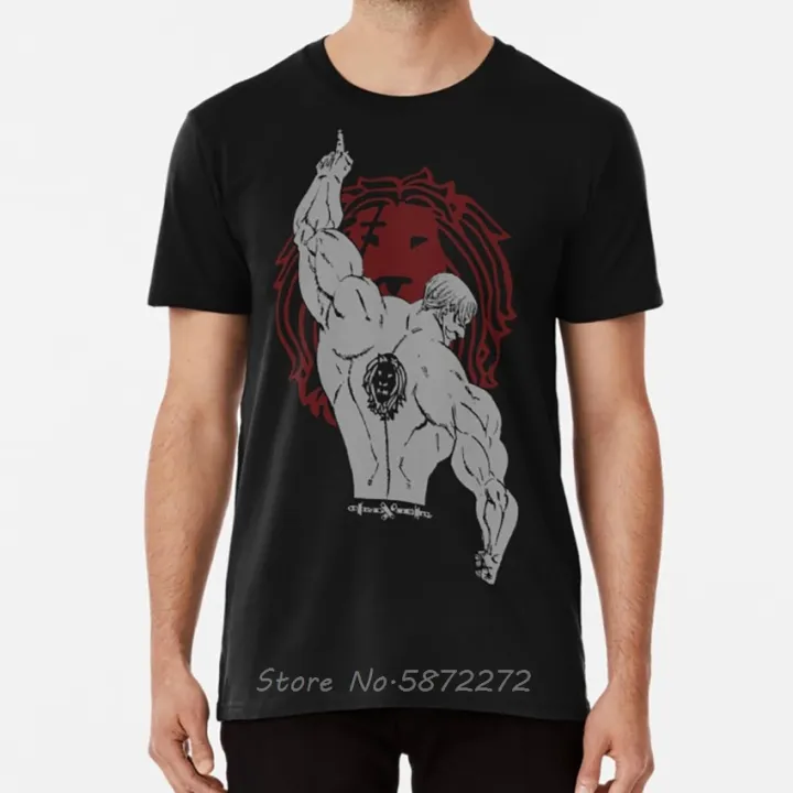 God Escanor T Shirt Divine Axe Rhitta Escanor Lions Sin Of Pride Seven 