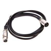 New 3pin xLR ชายหญิงเพื่อขยายเสียงไมค์ไมโครโฟนสายเคเบิล 3m ส่งฟรี