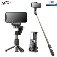 【New product】Q18 Mobile Phone Selfie Stick Anti-shake Hand-held Single-axis Gimbal Stabilizer With Fill Light For Live Broadcast