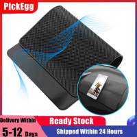 Pickegg 27x15cm Car Sticky Pad Non Slip Mat for MP3 MP4 iPad Phone Holder Car Dashboard Holder Anti Slip Mat Organizer (Black)