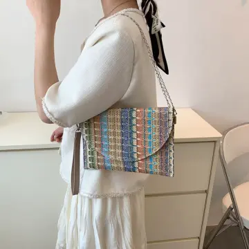 Summer Boho Chic Handmade Beach Sling Bag Ratton Crossbody Bag Raffia Straw  Woven Shoulder Bags Bohemian Girls Mobile Phone Bag - China Mobile Phone Bag  and Straw Bag price