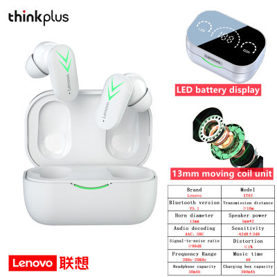 NEW TWS Original Thinkplus Live Pods XT82 Wireless Bluetooth 5.1 Earphone HIFI Stereo Noise Reduction Headset 300mAH