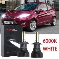 New ชุดหลอดไฟหน้าฮาโลเจน LED 6000K 2013 แบบเปลี่ยน สําหรับ Ford Fiesta MK7 MK8 2010-2017