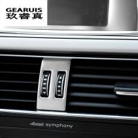 Car styling a4 b8 a5 Navigation Panel air conditioner outlet Covers Stickers Trim Accessories