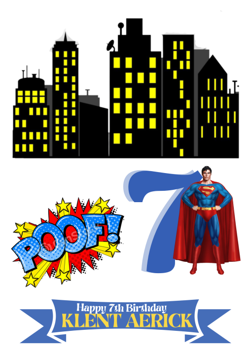 Superman Cake Topper Lazada PH