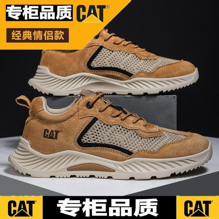 original-label-cat-carter-mens-shoes-summer-work-attire-shoes-low-cut-thin-mesh-breathable-outdoor-shoes-lightweight-hiking-and-mountaineering-shoes