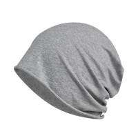 Pure Cotton Single Layer Summer Sleeve Cap Nightcap Thin Sleeping Beanie Children Men Thin Women after Chemotpy Bald Cap