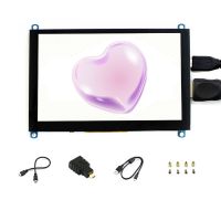 Waveshare Mini Monitor 5Inch Screen LCD Display Capacitive Touch -Compatible Module 800 x 480 for Raspberry Pi Jetson Nano