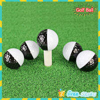 ลูกกอล์ฟ2สีสีดำสีขาวพัตเตอร์เล็งสายสองชั้น Golf ลูกขนไก่อุปกรณ์เสริมการฝึกอบรม