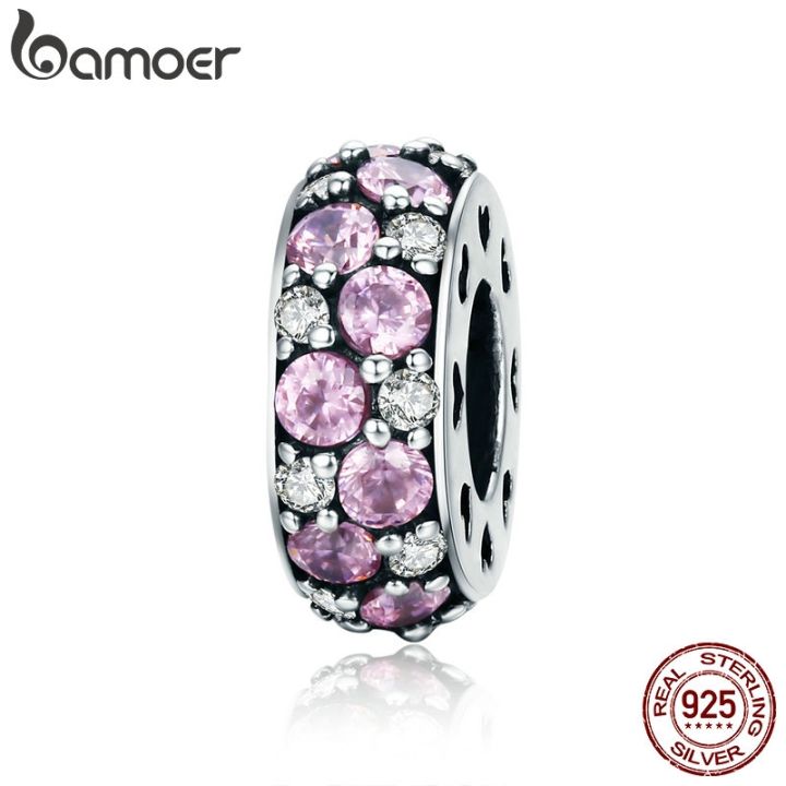 bamoer-spacer-charm-beads-fit-women-celet-bangles-diy-authentic-925-sterling-silver-pink-cz-scc635