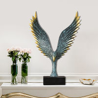 Angel Wing Sculpture Resin Statue Ornament Home Room Office Desk Decor Roc Spreading Wing Birthday Gift Home Decoration Accessories Decoration Maison
