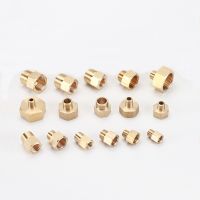 Brass 1/8 1/4 3/8 1/2 3/4 Female to Male Threaded Hex Bushing Reducer Copper Pipe Fitting Water Gas Adapter Coupler Connector