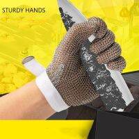 Stainless Steel Ring Mesh Gloves Cut-proof Resistant Gloves for Carpentry Butcher Tailor Working Gloves Hands Anti Cutting Tool