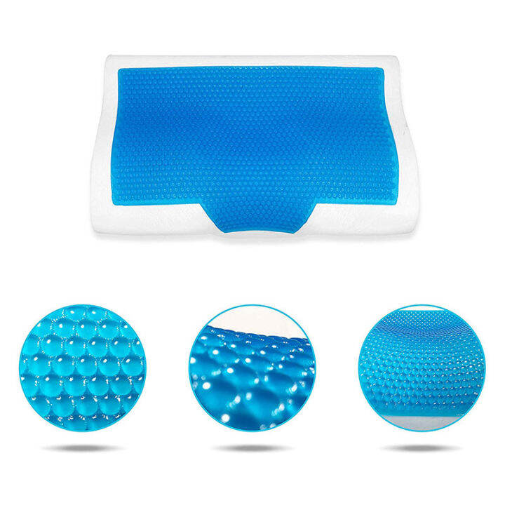 memory-foam-pillow-neck-gel-slow-rebound-cervical-orthopedic-cushion-anti-snore-neck-shoulders-relax-for-deep-sleeping-bedding