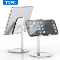 TOPK Adjustable Tablet Mobile Phone Desktop Phone Stand For IPad Tablet Desk Holder For iPhone xiaomi Mobile Phone Holder