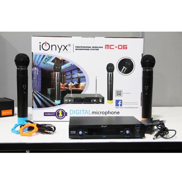 ionyx-mc-06-wireless-microphone-dual-channal-professional-ไมค์ลอยคู่