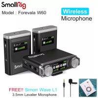 SmallRig Forevala W60 Wireless Microphone  2-Person TX+TX+RX  ไมโครโฟนไร้สายเสียงดี หน้าจอบอกสถานะ (รับประกัน 1 ปี)