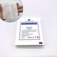 50Pcs ดูดซับผ้าฝ้าย Gauze Pad บล็อก First Aid ฉุกเฉิน Gauze ชิ้นบ้านกลางแจ้ง Hemostasis แผล Dressing