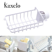 Kaxcio Drain Rack ผู้ถือ Organizer ชั้นวางพักจานสำหรับอ่างล้างจานก๊อกน้ำสบู่ฟองน้ำผ้า