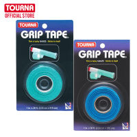 2 แพ็ค TOURNA กริปพันด้ามไม้เทนนิสและไม้แบดมินตัน GAUZE GRIP TAPE- Green, Blue