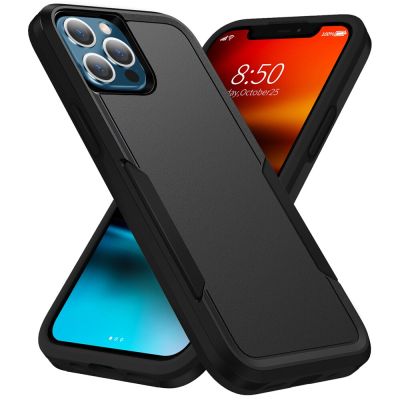 [สินค้าใหม่ในสต็อก] ทนทานหนักไฮบริดเกราะกรณีสำหรับ iPhone 13 11 14 7 8พลัส X XS XR 12 Pro MAX ลดลงคุ้มครองกันกระแทกเคลือบปกหลัง