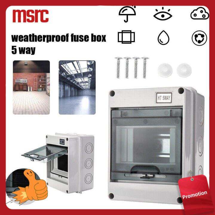 MSRC Waterproof With Rcd And 2x Mcb For Electronics Circuit Breaker