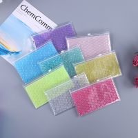15x10cm&amp;22x15cm Colorful Zipper Padded Shipping Bag PVC Bag With Bubble Shockproof Cosmetic Packages Ziplock Bags 10Pack Food Storage Dispensers