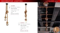 โคมไฟติดเพดาน วินเทจ DECORATIVE LIGHTING Loft Pendant lamp TSP