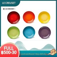 le creuset แผ่นเซรามิกก่อนอาหารเย็น 18 / 23 ซม.จานสเต็กจานข้าวจาน