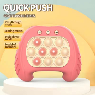 Pop Push Childrens Press Handle Fidget Toy Pinch Feeling Quick Push Game Squeeze Decompression Toys Whac-A-Mole Toys Sensory Toy