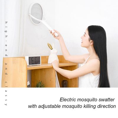 3500V 5In1 Mosquito Swatter Lamp Multicunctional Fly Swatter Mosquito Fly Bat Electric USB Rechargeable