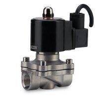 1/2 1 2 DN15-65 Stainless Steel Underwater Waterproof Normally Closed Water Air Solenoid Valve AC220V DC12V for Fountain Pond