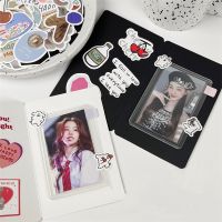 10pcs Ins Photocard Binder Fold Blank Cardboard Diy Photo Greeting Cards Protector Holder Sleeves