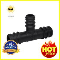 สามทาง PE TOWAI 25X20X25 มม. สีดำ แพ็ก 10 ชิ้นTEE PIPE FITTING PE TOWAI 25X20X25MM BLACK 10PCS/PACK **คุ้มที่สุดแล้วจ้า**