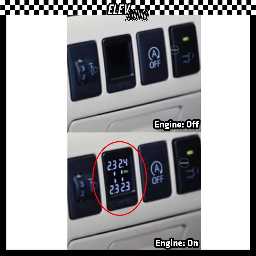 Perodua Myvi 2018 2021 Tire Pressure Monitoring System Tpms Sirim Certified Lazada