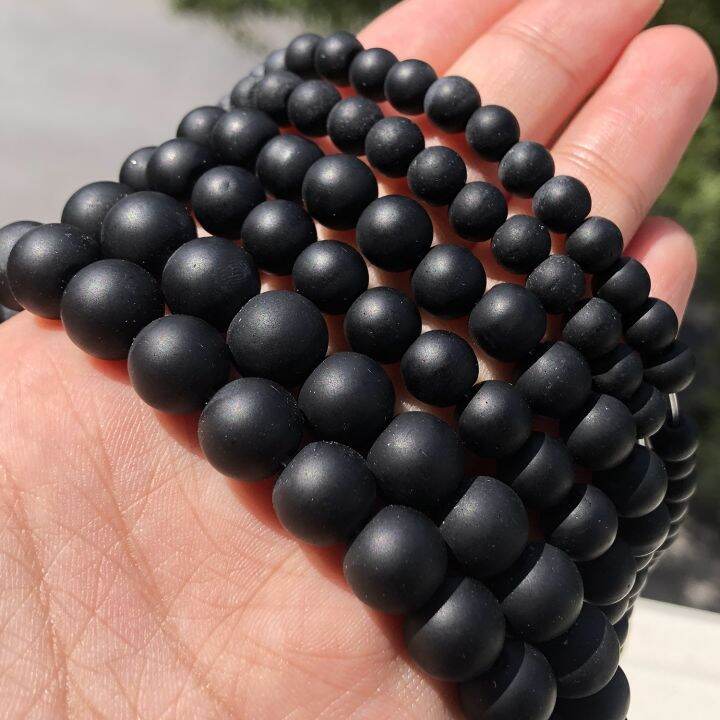 natural-stone-black-matte-onyx-agates-round-beads-frost-dull-polish-agat-beads-for-jewelry-making-15-5-inches-4-6-8-10-12mm