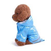 ชุดจั๊มสูทสัตว์เลี้ยง PU Janjas Hujan Kecil Baju Reflektif Tahan Air Judung Baju Huunjan Tanju หมีเท็ดดี้ชิวาว่า