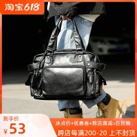 Fashion street men bag shoulder bag inclined bag men bag handbag leisure han edition tide bag bag current