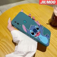 JIUMOO เคสสำหรับ Huawei Y7 Y7 2019ชั้นหนึ่งเคสดีไซน์ใหม่ลายการ์ตูนซุกซนบางเคสมือถือนิ่มลายขอบสี่เหลี่ยมเคสซิลิโคนเคสนิ่มเคสป้องกันการกระแทก