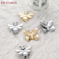 ▪✼♧ LSTABAN Zinc Alloy Animal Door Knobs Cabinet Wardrobe Bookcase Furniture Handle Kitchen Cupboard Drawer Pulls Hardware Handles