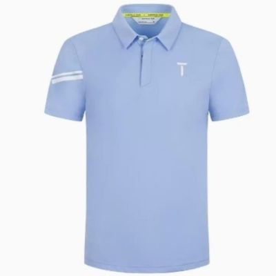EuropeanTour European tour golf clothing mens short sleeve T-shirt lapel POLO shirt in summer golf