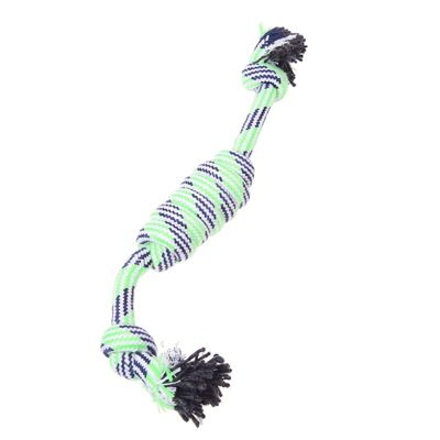 NEW Lovely Puppy Dog Pet Chew Toy Cotton Braided Bone Rope Color Chew Knot