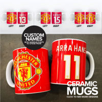 MAN UNITED Custom Mug with Name | Man United Mug Football Mug Gift Mug | Man United  Mug | Fast Shipping