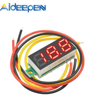 Aideepen เครื่องวัดแรงดันไฟฟ้า DC 0-0.28 V,เครื่องวัดแรงดันไฟฟ้าแบบดิจิตอล100นิ้วหน้าจอ LED ป้องกันการคีบสายสลับขั้วและการวัดความดันที่ถูกต้อง